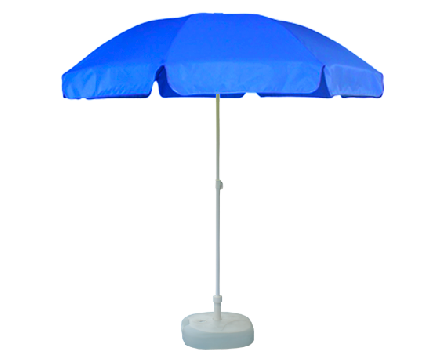 Зонт ПЭ-200/8 садовый с наклоном 2.0 м (22/25; 3.2), синий