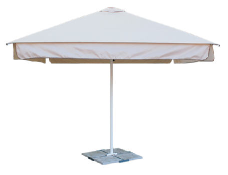 Зонт "Митек" квадратный 2.5 х 2.5 м с воланом (8 спиц), стальной каркас