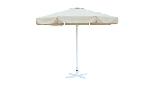 Зонт "Митек" круглый 2.5 м с воланом (8 спиц), стальной каркас