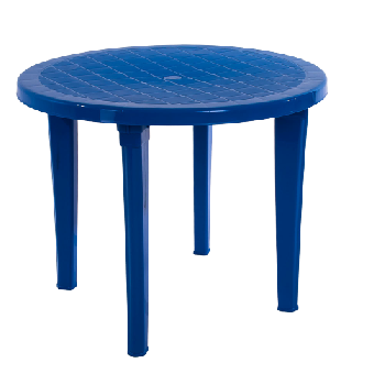 Стол круглый д-950 синий