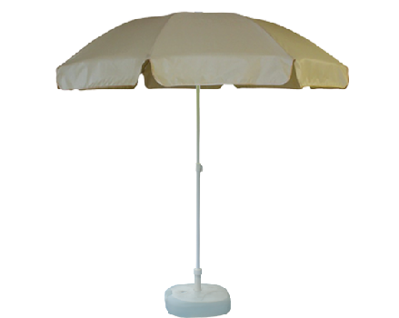 Зонт ПЭ-200/8 садовый с наклоном 2.0 м (22/25; 3.2), бежевый